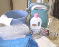 エアコン掃除に準備するもの